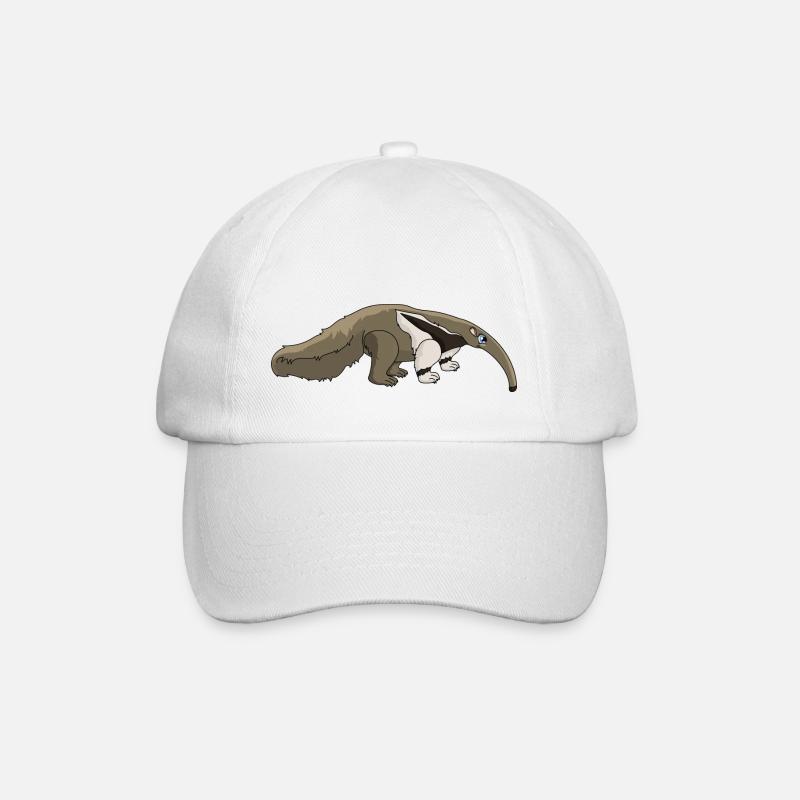 Ameisenbär - Baseballkappe - Weiß/Weiß