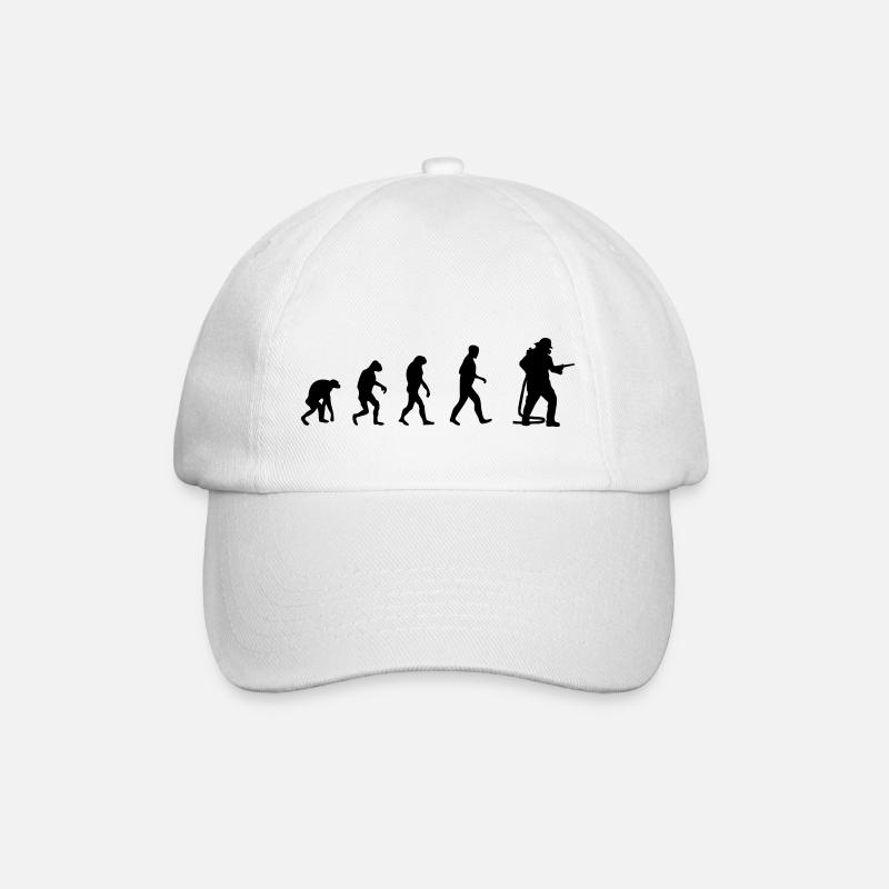 Feuerwehrmann Evolution Freiwillige Feuerwehr - Baseballkappe - Weiß/Weiß