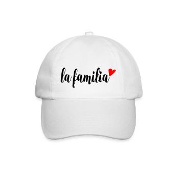 la familia - Baseball Cap - white/white - Front