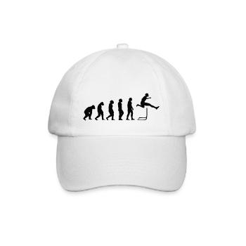 Hürdenläufer Hürdenlauf Evolution Leichtathletik - Baseballkappe - Weiß/Weiß - Vorne