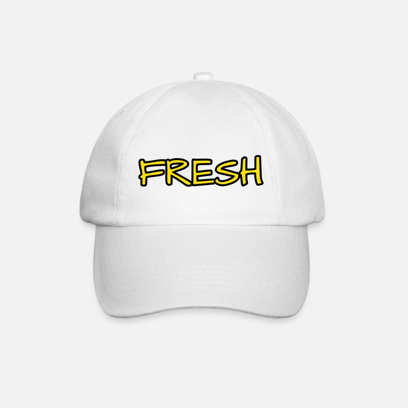 FRESH - Baseball Cap - white/white