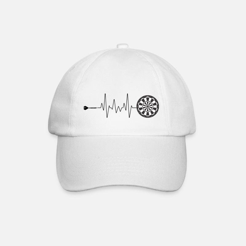 Dart est la vie - Casquette classique - blanc/blanc