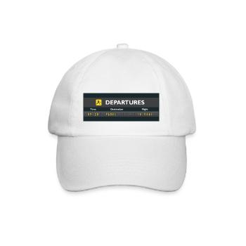 Padel Airport - Décollage imminent pour un Padel - Casquette classique - blanc/blanc - Devant