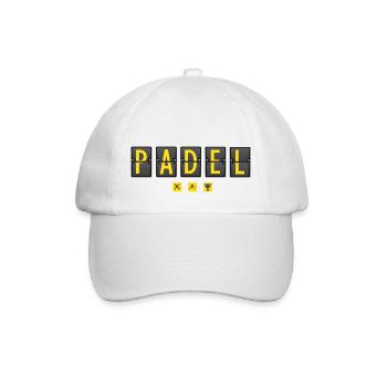 Padel - Cadeau padel - Casquette classique - blanc/blanc - Devant