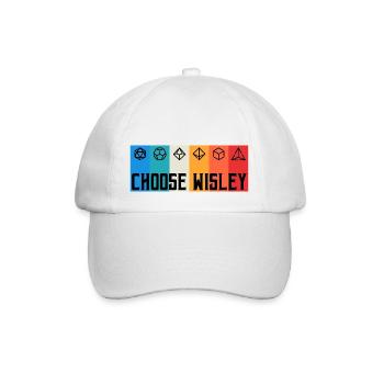 Choose wisely Dice Tabletop Board Games - Baseball Cap - white/white - Front
