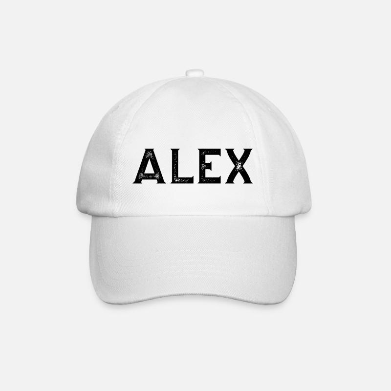 Alex - Baseballkappe - Weiß/Weiß