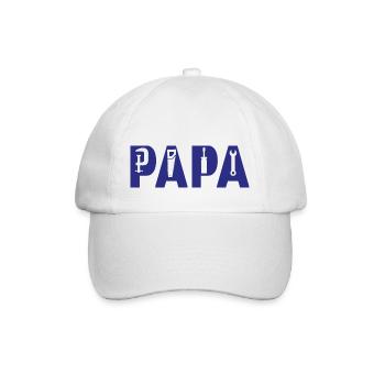 Vater Handwerker| Papa Geschenkidee - Baseballkappe - Weiß/Weiß - Vorne