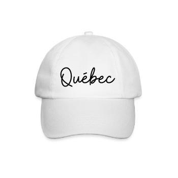 québec ville idée cadeau - Casquette classique - blanc/blanc - Devant