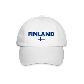 Finland - Baseball Cap - white/white - Front