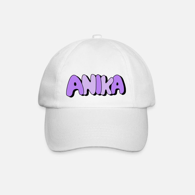 Anika - Baseballkappe - Weiß/Weiß