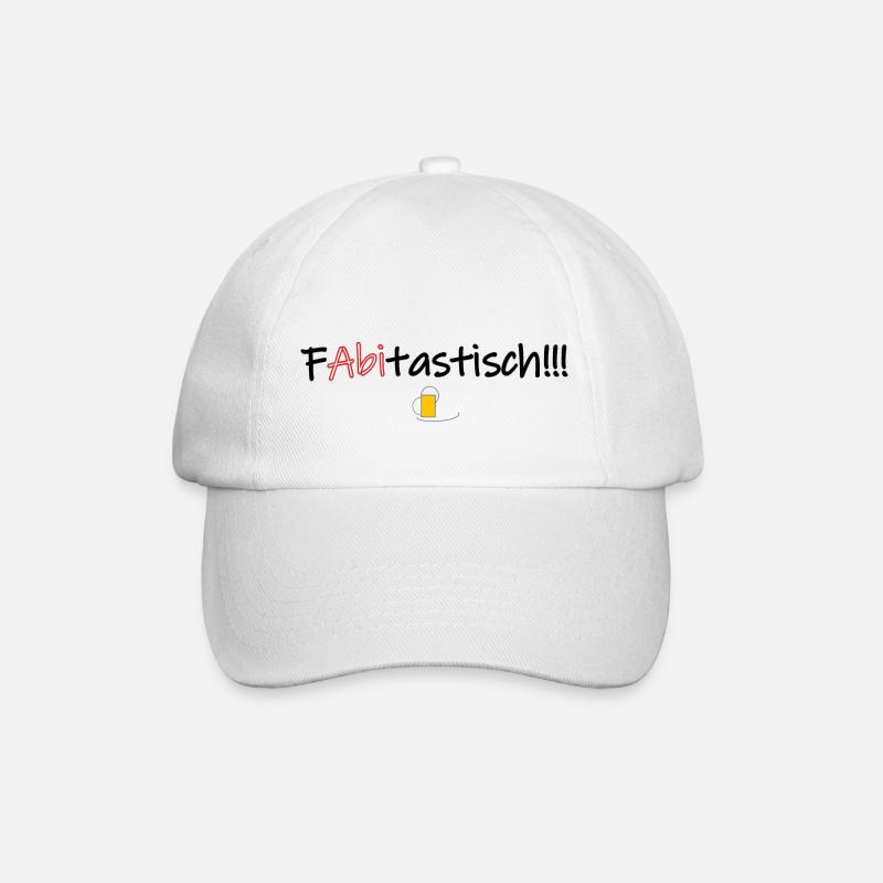 FAbitastisch!!! - Baseballkappe - Weiß/Weiß