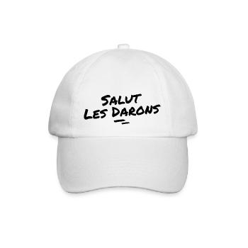 salut les darons - Casquette classique - blanc/blanc - Devant