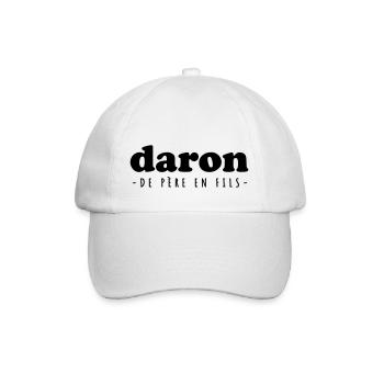 Daron de père en fils - Casquette classique - blanc/blanc - Devant