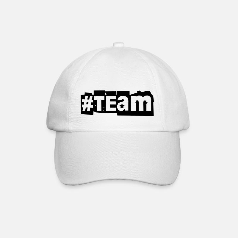 #team mannschaft team gruppe kollegen JGA - Baseballkappe - Weiß/Weiß