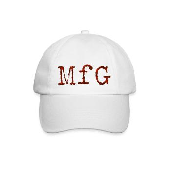 Mit freundlichen Grüßen - Baseballkappe - Weiß/Weiß - Vorne