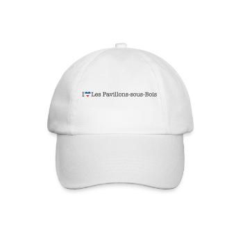 J’adore Les Pavillons sous Bois - Casquette classique - blanc/blanc - Devant