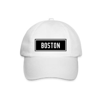 Boston - Baseballkappe - Weiß/Weiß - Vorne
