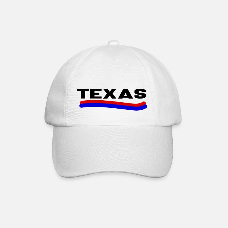 Texas - Baseballkappe - Weiß/Weiß