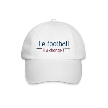 Le football il a changé ! - Casquette classique - blanc/blanc - Devant