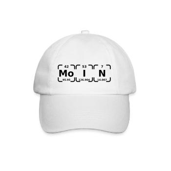 Moin Periodensystem - Baseballkappe - Weiß/Weiß - Vorne