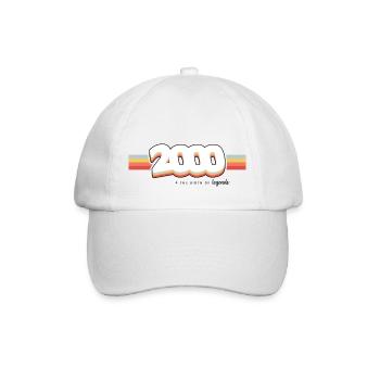 2000 the birth of legends - Baseball Cap - white/white - Front
