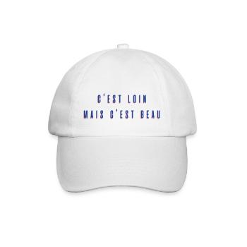 C'est loin mais c'est beau - Casquette classique - blanc/blanc - Devant