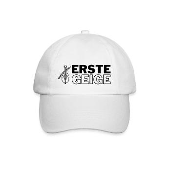 Erste Geige - Baseballkappe - Weiß/Weiß - Vorne