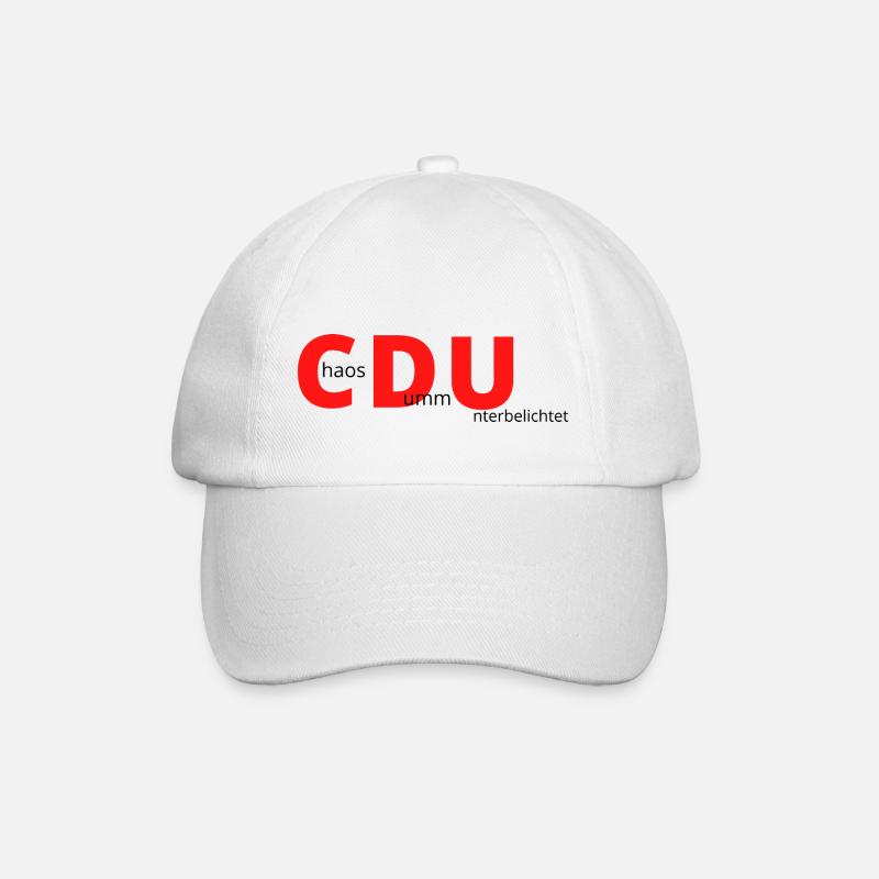 CDU - Baseballkappe - Weiß/Weiß