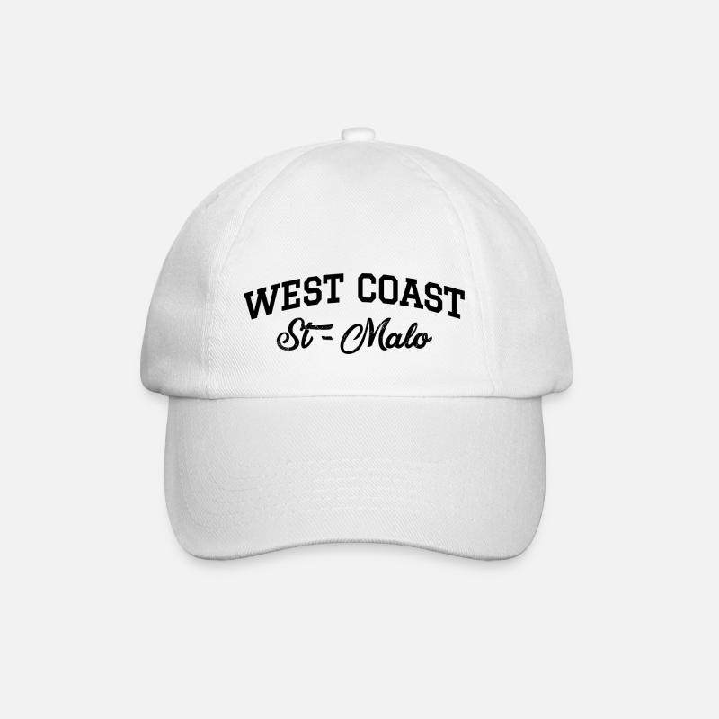 WEST COAST St-Malo - Casquette classique - blanc/blanc