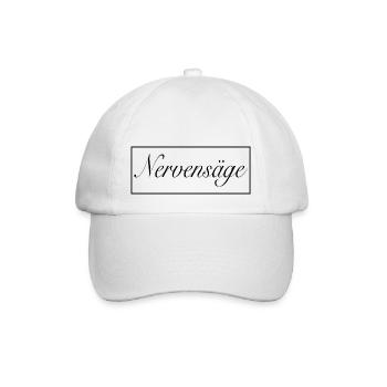 Nervensäge - Baseballkappe - Weiß/Weiß - Vorne