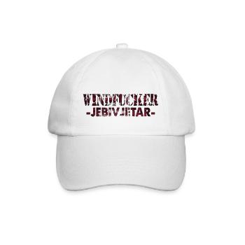 Bosnian fraza Wind fucker LZN Izet Rukfas Combe - Baseball Cap - white/white - Front