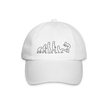 Fitness Athletes Strength Training Muscle Bodybuilder - Baseball Cap - white/white - Front