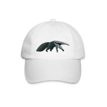 the funny anteater - Baseball Cap - white/white - Front