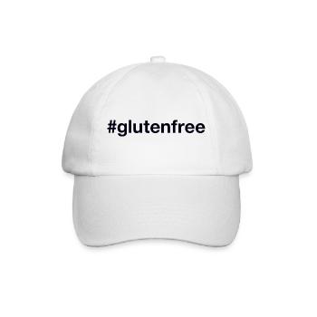 GLUTEN FREE Hashtag - Baseballkappe - Weiß/Weiß - Vorne