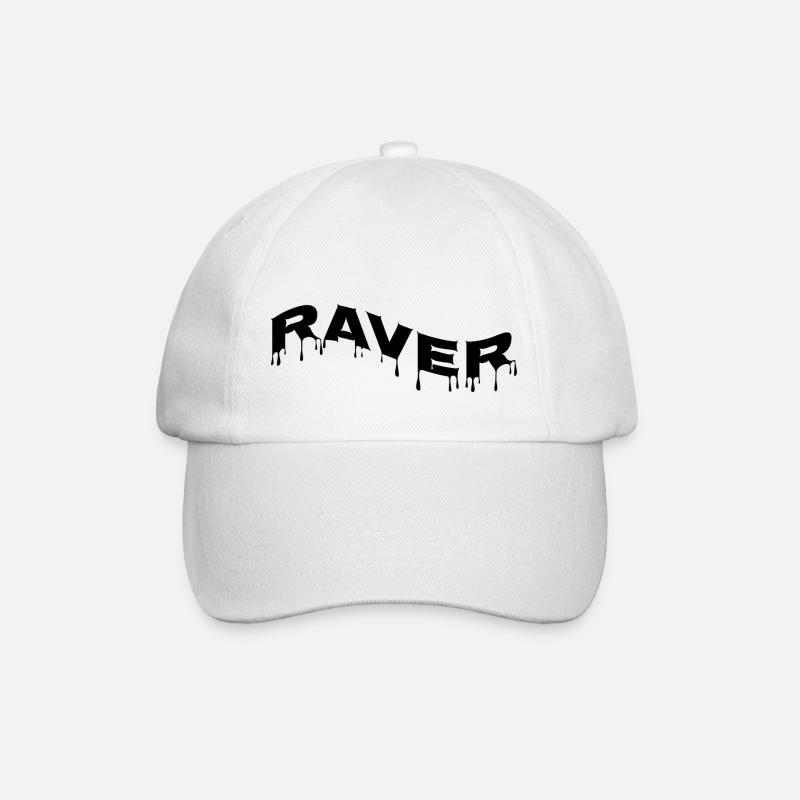 Raver - Baseballkappe - Weiß/Weiß