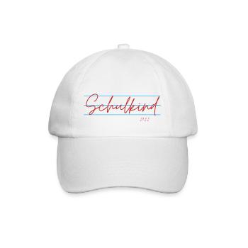 Schulkind - Baseballkappe - Weiß/Weiß - Vorne