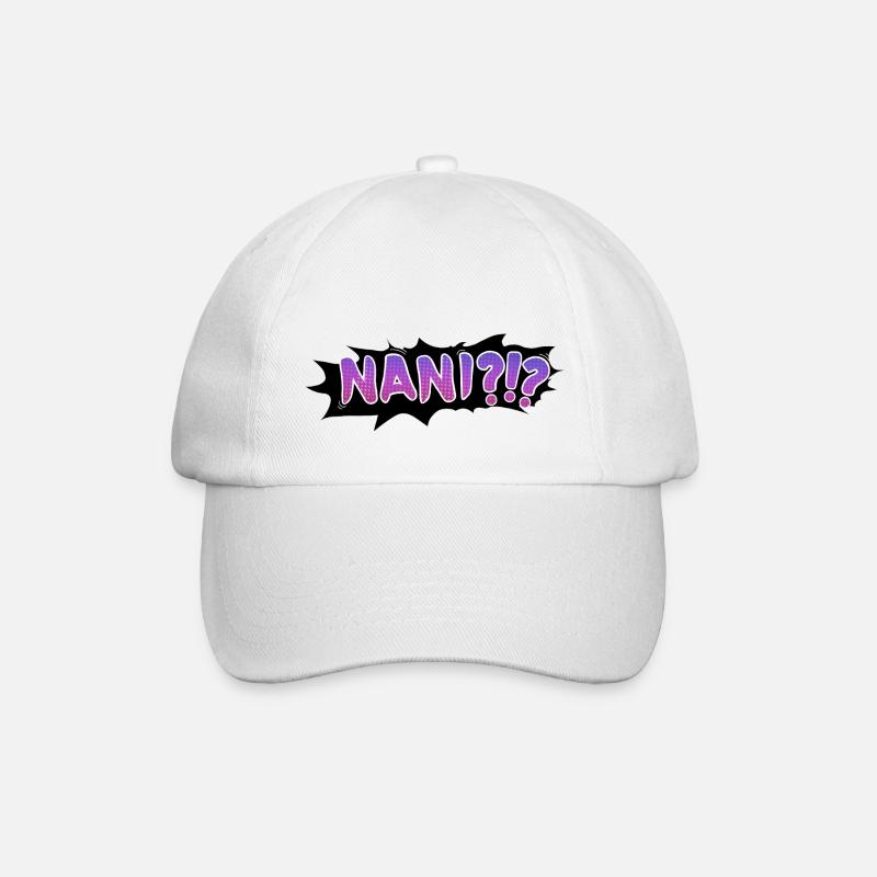 Nani?!? - Baseballkappe - Weiß/Weiß