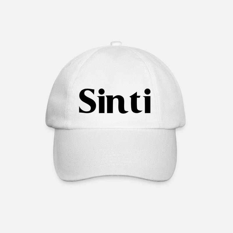 Sinti Black Script - Casquette classique - blanc/blanc