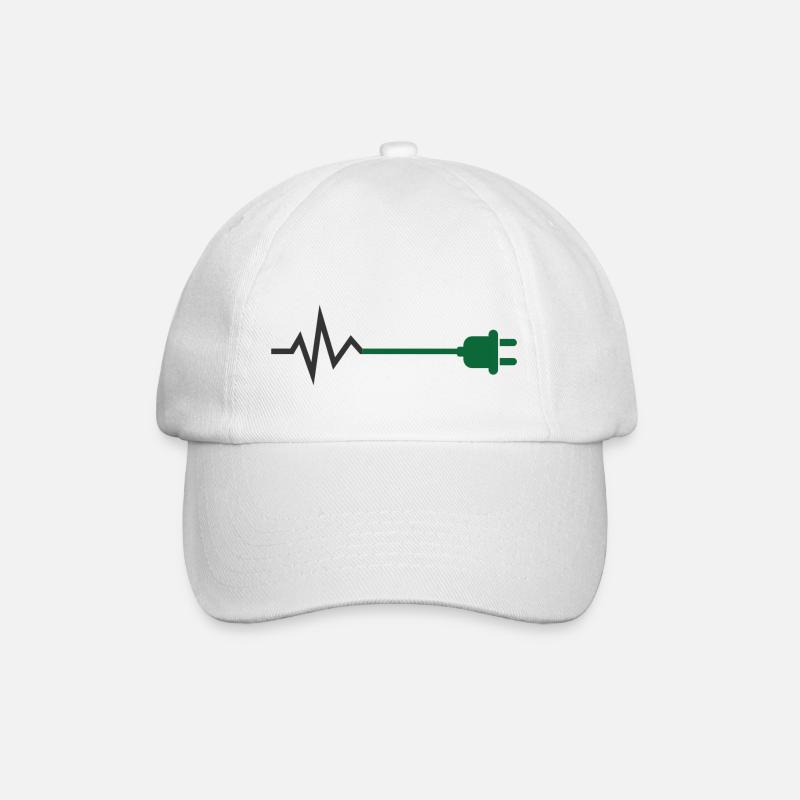 Choc électrique - Casquette classique - blanc/blanc