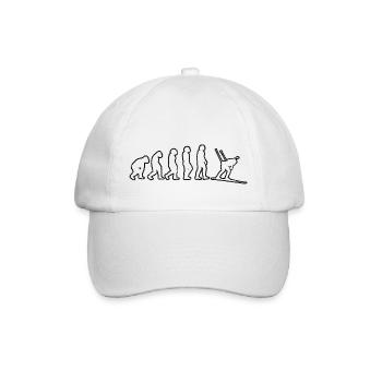 Biathlon Gift Biathlete Winter Sports Skier - Baseball Cap - white/white - Front