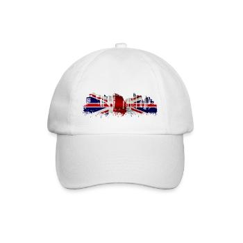 Angleterre Royaume-Uni Londres Anglais britannique Royaume-Uni - Casquette classique - blanc/blanc - Devant