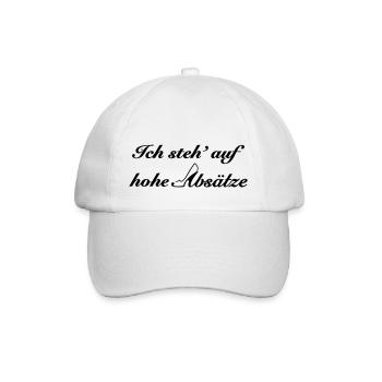 hohe Absätze - Baseballkappe - Weiß/Weiß - Vorne