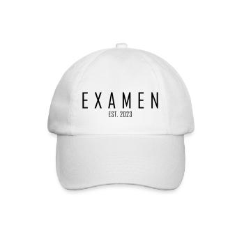 Examen EST. 2023 - Baseballkappe - Weiß/Weiß - Vorne