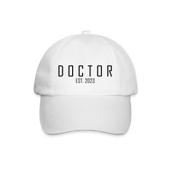 Doctor EST. 2023 - Baseballkappe - Weiß/Weiß - Vorne