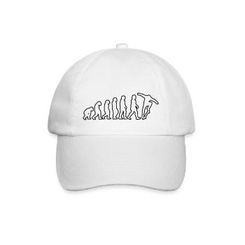 Skateboard Skateboarding Skaten Longboard Skater - Casquette classique - blanc/blanc - Devant