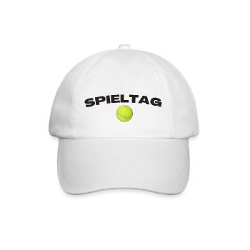 Spieltag Tennis - Baseballkappe - Weiß/Weiß - Vorne