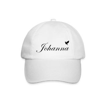 Johanna beau nom Noir - Casquette classique - blanc/blanc - Devant
