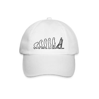 Skiing Outfit Skiers Skiing Skiers Ski Clothing Ski - Baseball Cap - white/white - Front