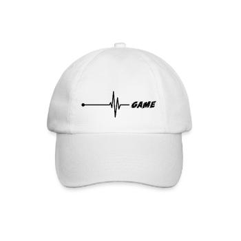 Jeu PC de jeu - Casquette classique - blanc/blanc - Devant