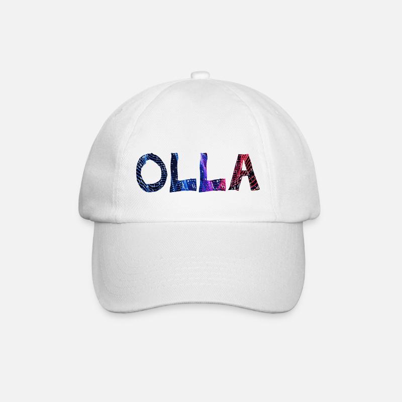 OLLA - Casquette classique - blanc/blanc